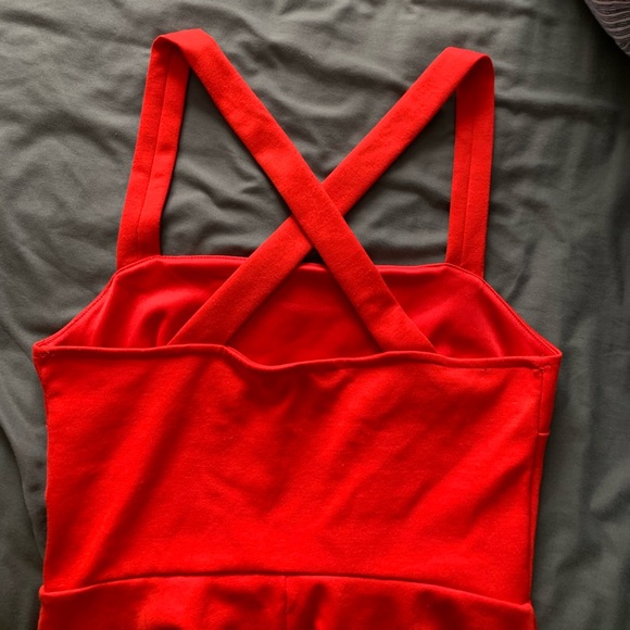 Red Mini Dress - Picture 4 of 4